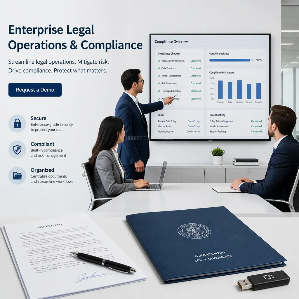 Flowchart showing pilot, playbook, implementation and monitoring phases for legal operations